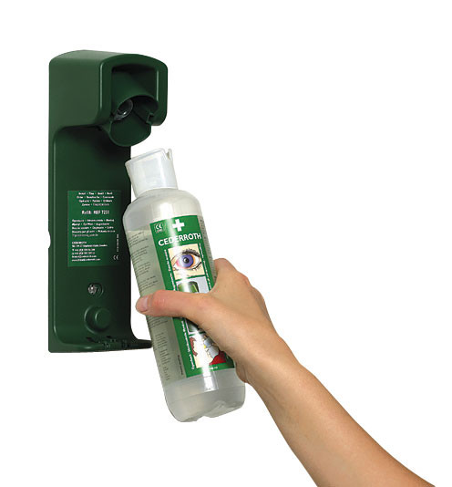 Cederroth Wall Bracket for 500Ml Eyewash Bottle Green CM0728