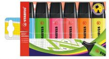 Stabilo BOSS ORIGINAL Highlighter Pack of 6 Assorted Colours BOSSHIGH6ASST