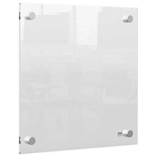 Nobo Transparent Acrylic Mini Whiteboard Wall Mounted 300x300mm 1915619 1915619