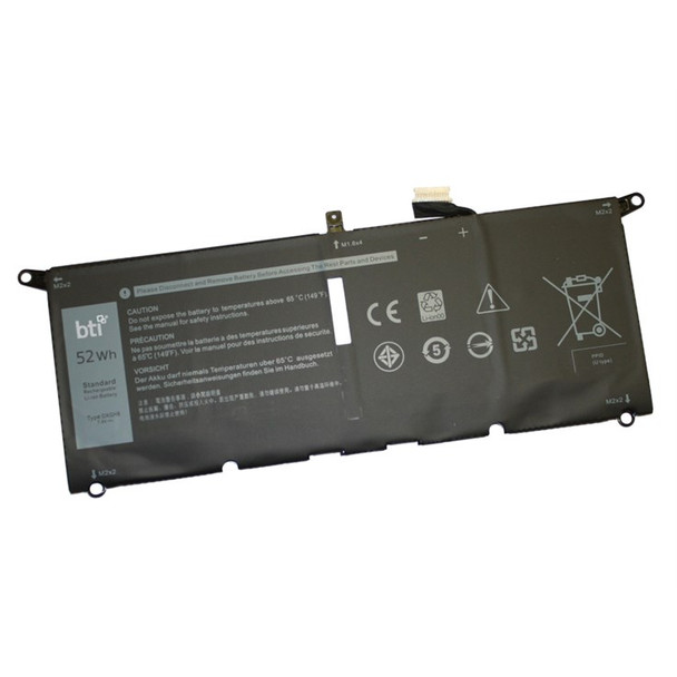 BTI Replacement Battery for Dell XPS 9370 9380 7390 Inspiron 7490 Latitude 3301 DXGH8-BTI