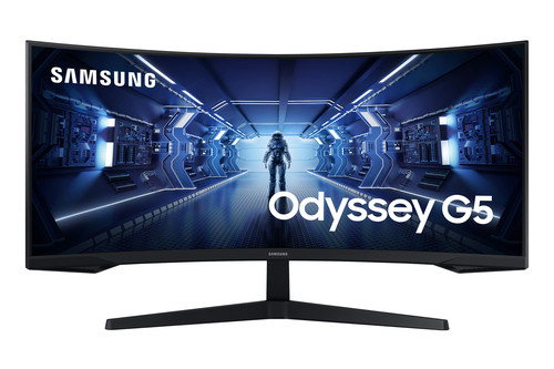 Samsung C34G55Twwp 34" Class Uw-Qhd Curved Screen Gaming Lcd Monitor 21:9 86.4 C LC34G55TWWPXXU