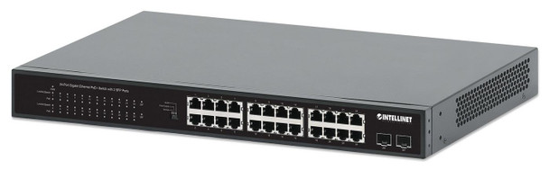 Intellinet 561891 24-Port Gigabit Ethernet Poe+ 561891