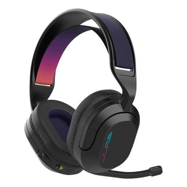 JLab Nightfall Headset Wireless Head-Band Gaming USB Type-C Bluetooth Black IEUGHBNHTFALLRBLK4