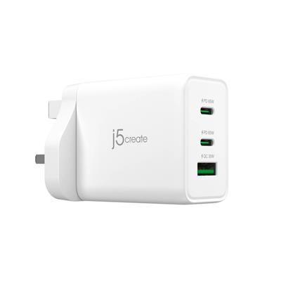 J5create 65W Gan Usb-C 3-Port Charger  JUP3365F-FN