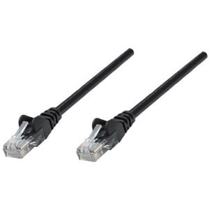 Intellinet Network Patch Cable Cat6A 0.25M Black Copper S/Ftp Lsoh / Lszh Pvc Rj 737012