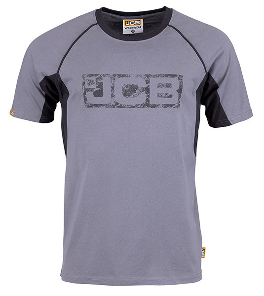 Jcb Workwear Trade T-Shirt Grey / Black Size S D+IC-S