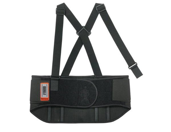 Standard Elastic Back Support Black Size S EY1600S