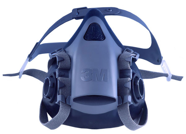 3M 7502 Silicone Half Mask Blue Size M 7502