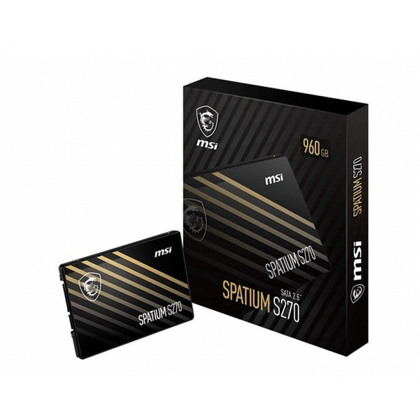 MSI Spatium S270 SATA 2.5 240GB 2.5 Serial ATA III 3D NAND" S78-440N070-P83