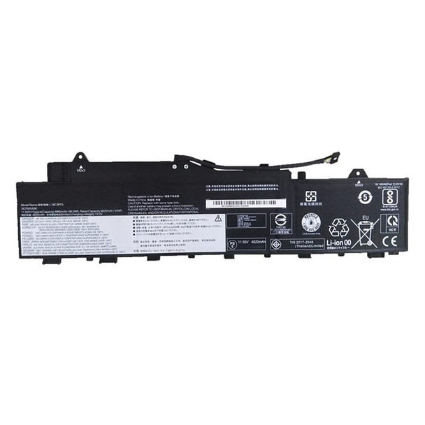BTI 5B10W86957 compatible 55Wh 3-cell battery for DUCATI 5 LAPTOP 82ES IDEAPAD 5 5B10W86957-BTI