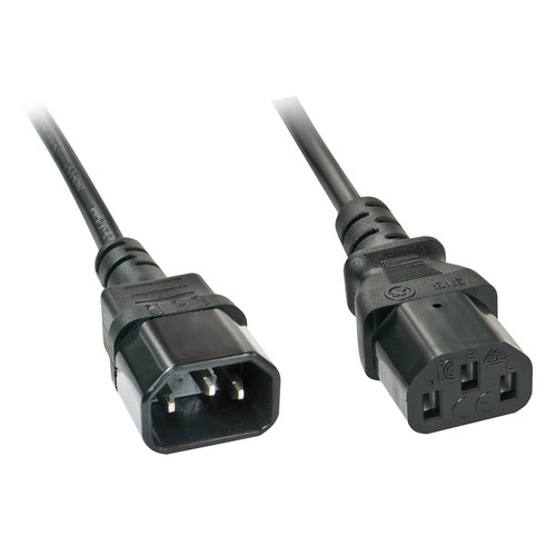 Lindy 5M Iec Extension Cable Black. Cable Length: 5 M Connector 1: C13 Coupler C 30333