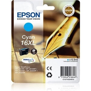 Epson Pen And Crossword Singlepack Cyan 16Xl Durabrite Ultra Ink. Cartridge Capa C13T16324012