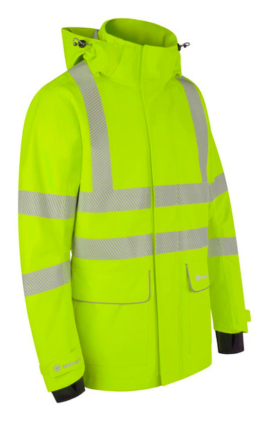 Beeswift Stormwear Mens Hi-Vis Jacket Saturn Yellow Size L BSDSJSYL