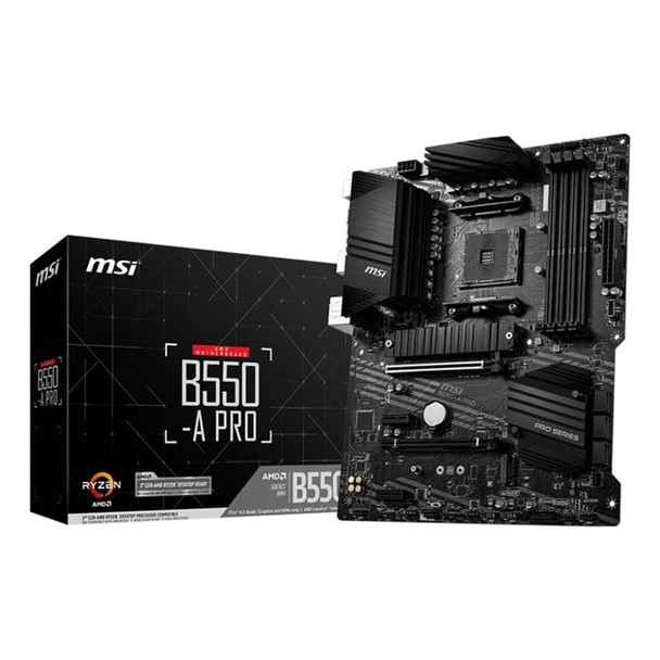 MSI B550-A PRO Motherboard AMD B550 Socket AM4 ATX B550-A PRO