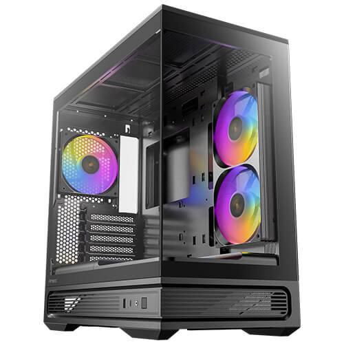 Antec 0-761345-10281-0 C2M Argb Midi Tower Black 0-761345-10281-0