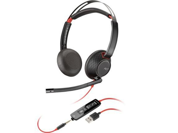 HP 7S4L8AA Blackwire C5220 USB-A Headset 7S4L8AA