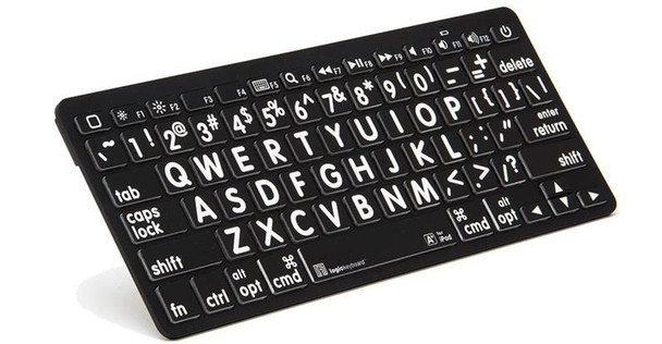 Logickeyboard LKB-LPWB-BTON-DE Keyboard Universal Bluetooth LKB-LPWB-BTON-DE