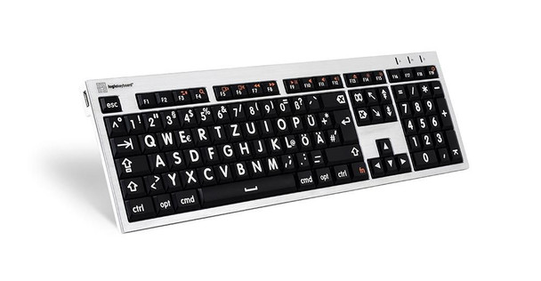 Logickeyboard LKB-LPRNTWB-CWMU-DE Keyboard Office Usb Qwertz LKB-LPRNTWB-CWMU-DE