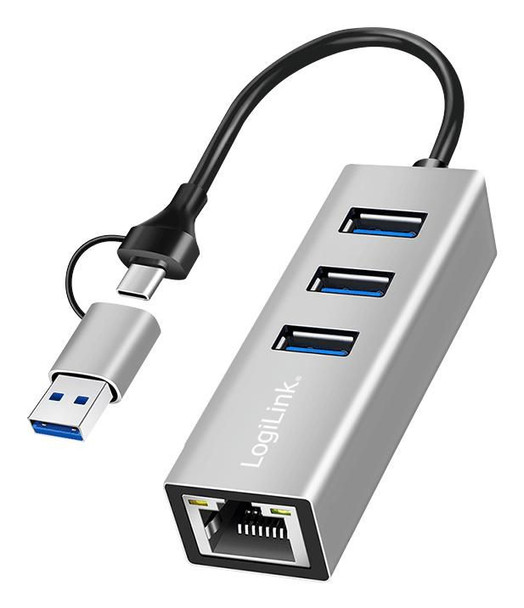 LogiLink UA0440 Usb 3.0 Hub. 4X Usb-A. 5 UA0440