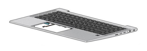 HP M36311-131 SPS-TOP COVER W/ KBD CP+PS BL M36311-131
