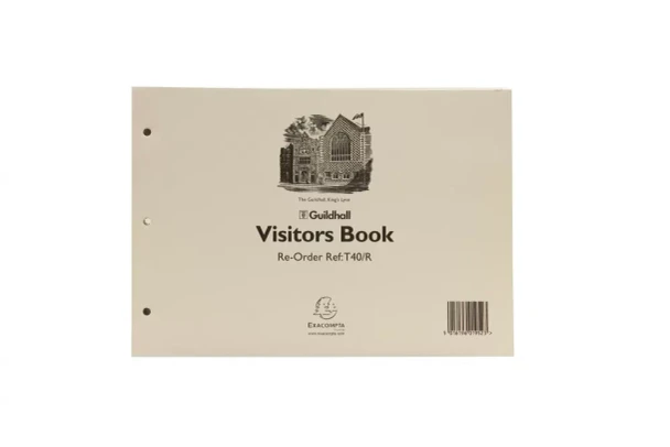 Exacompta Guildhall Loose Leaf Visitors Book Refill 50 Sheets T40R