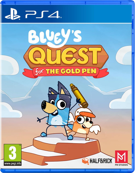 Bluey's Quest for the Gold Pen Sony Playstation 4 PS4 Game