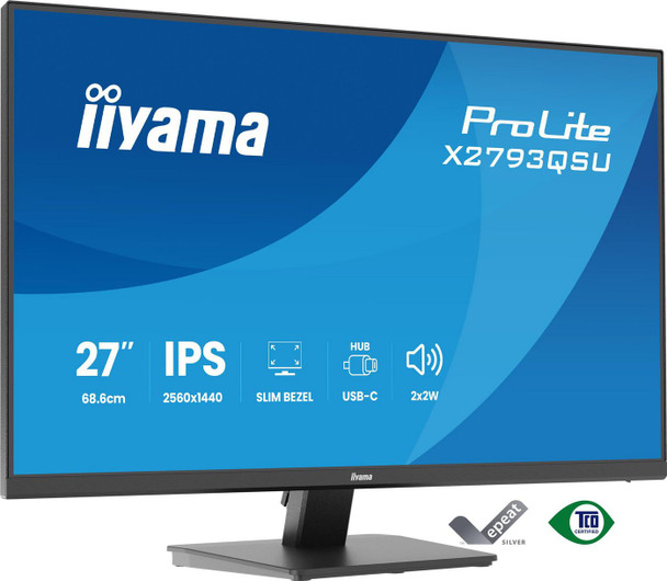iiyama X2793QSU-B1 27" QHD IPS X2793QSU-B1