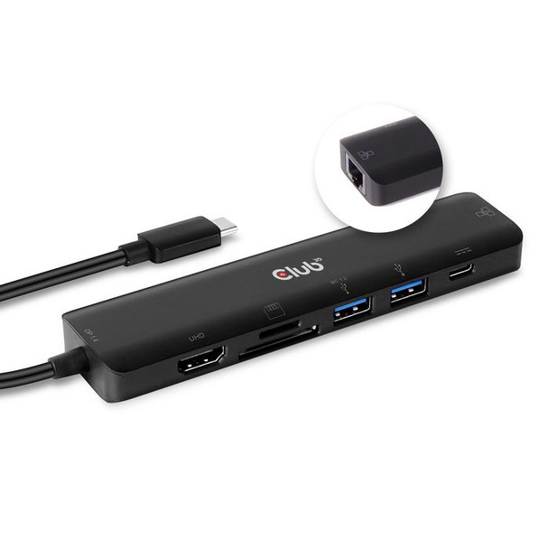 Club3D CSV-1592 Usb Type C 7In1 Hub Hdmi CSV-1592