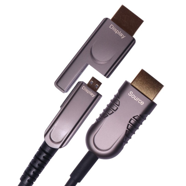 Cables Direct 15m Active Optical HDMI Cable - Removable Head AOCDET-HDMI-015