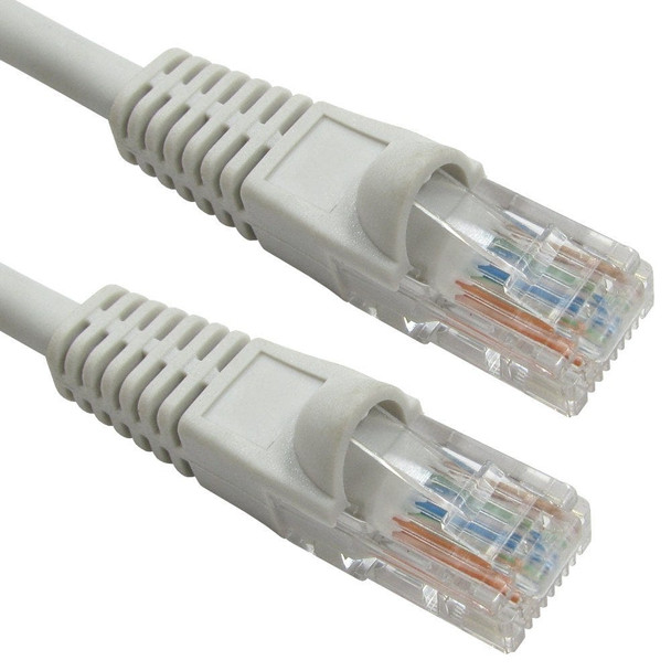 Cables Direct 15m Snagless Cat5e LSZH Patch Cable - Grey B5LZ-215