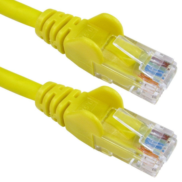Cables Direct 10m Economy Gigabit Networking Cable - Yellow 99LHT6-610Y