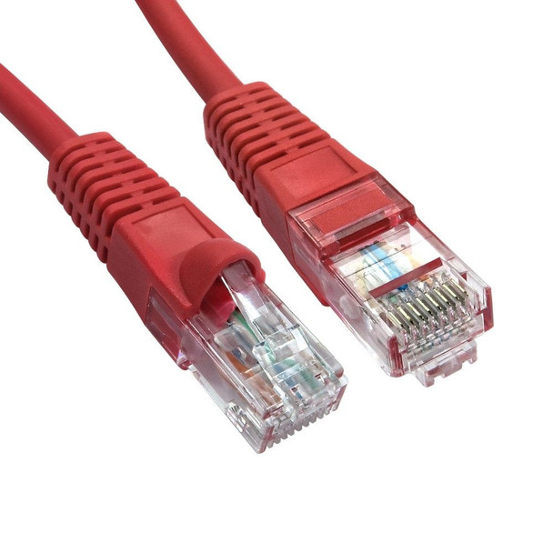 Cables Direct 0.5m Snagless Cat6 LSZH Patch Cable - Red B6LZ-600R
