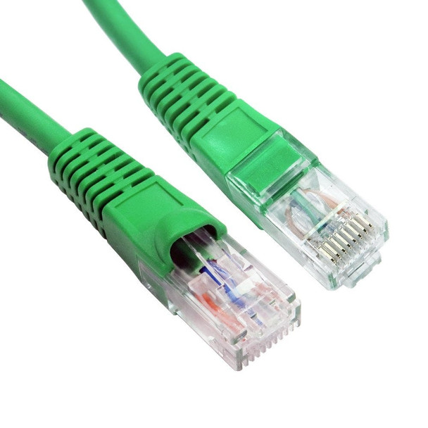 Cables Direct 0.5m Snagless Cat6 LSZH Patch Cable - Green B6LZ-600G