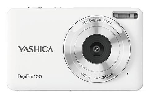 Yashica YAS-DG100P-WH Digipix 100 Compact Camera 44 YAS-DG100P-WH