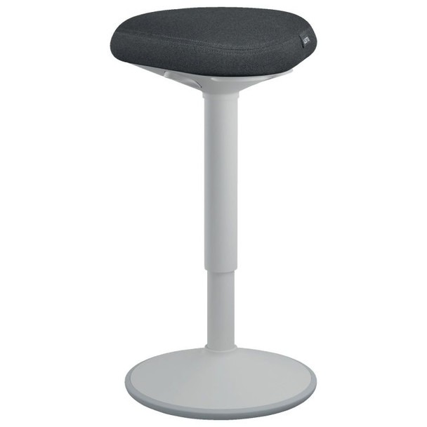 Leitz Ergo Active Standing Stool with Comfort Seat Light Grey 65450085