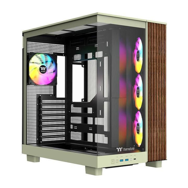 ThermalTake CA-11E-00MEWN-WS Computer Case Midi Tower Green CA-11E-00MEWN-WS
