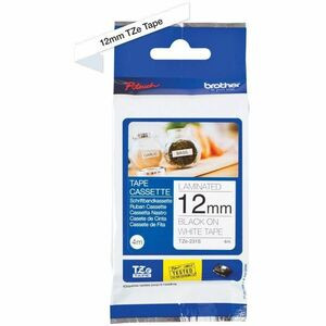 Brother Tze-231S2 Laminated Tape 12Mm 4M Black On White TZE231S2
