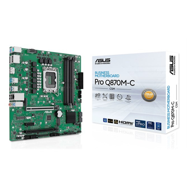 ASUS PRO Q870M-C-CSM Intel Q870 LGA 1851 Socket V1 Micro ATX 90MB1KEP-M0EAYC