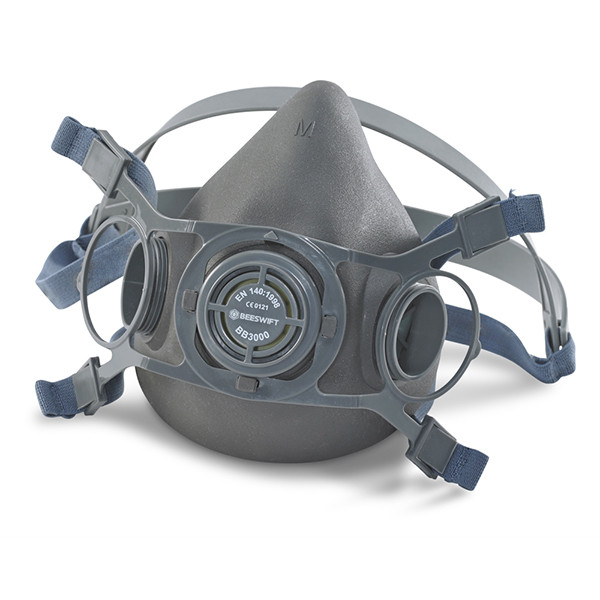 Beeswift Twin Filter Respirator Medium Grey Size M BB3000M