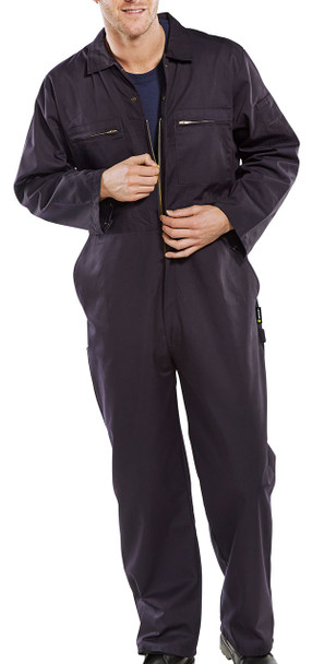 Beeswift Heavyweight Boilersuit Navy Blue Size 48 PCBSHWN48