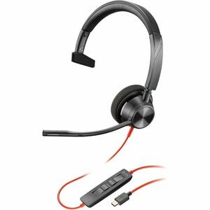 Hp Poly Hp Poly Blackwire 3310 Monaural Usb-C Headset +Usb-C/A Adapter. Product 8X215AA