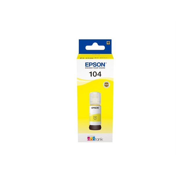 104 EcoTank Yellow ink bottle C13T00P440