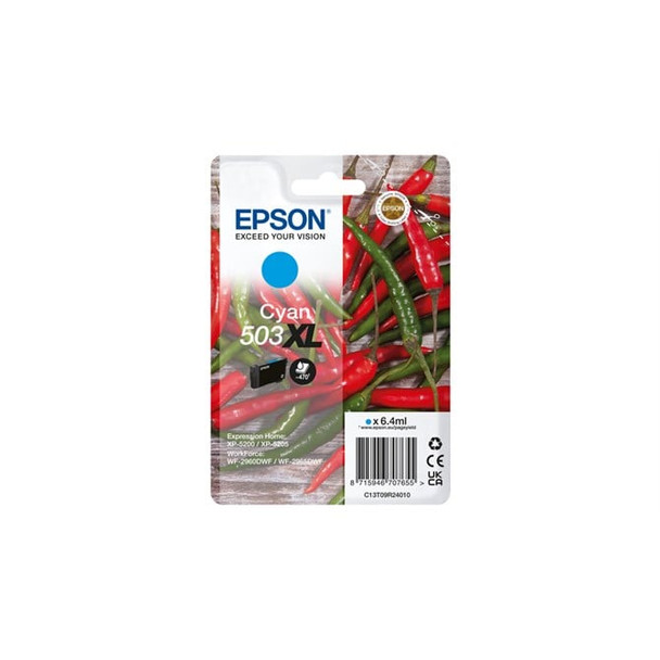 Epson 503XL ink cartridge 1 pcs Compatible High XL Yield Cyan C13T09R34010