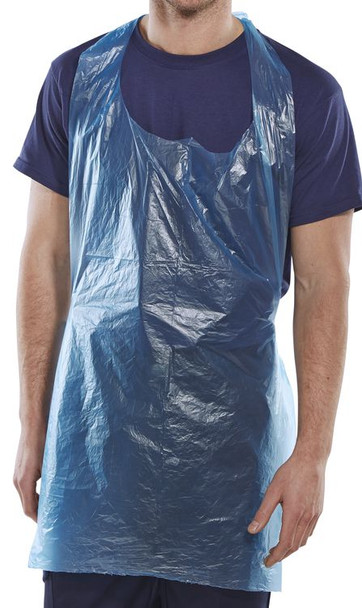 Beeswift Disposable Apron Blue DAB42DP
