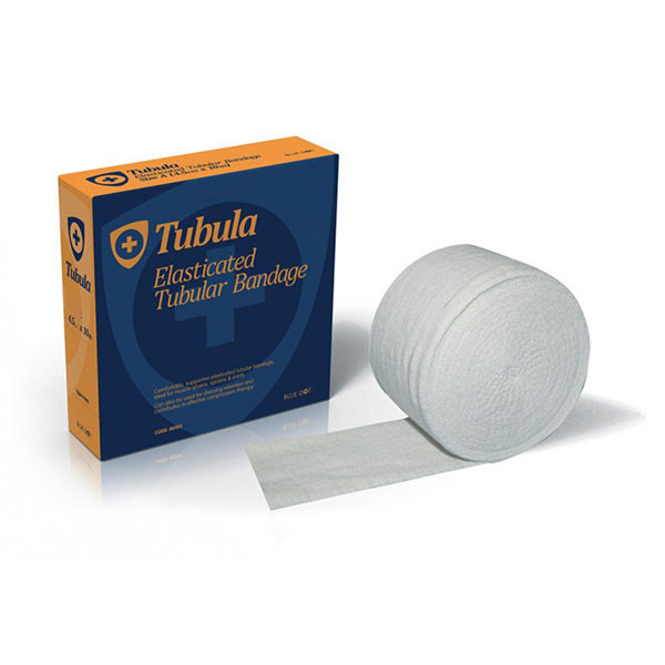 Blue Dot Tubular Bandage Size E 10M White Size 10M CM0591