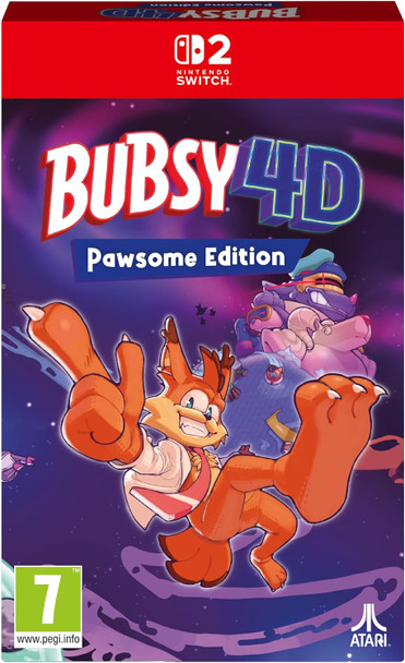 Bubsy 4D Pawsome Edition Nintendo Switch 2 Game