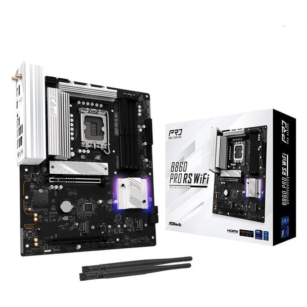Asrock B860 PRO RS WIFI Intel B860 LGA 1851 Socket V1 ATX B860 PRO RS WIFI