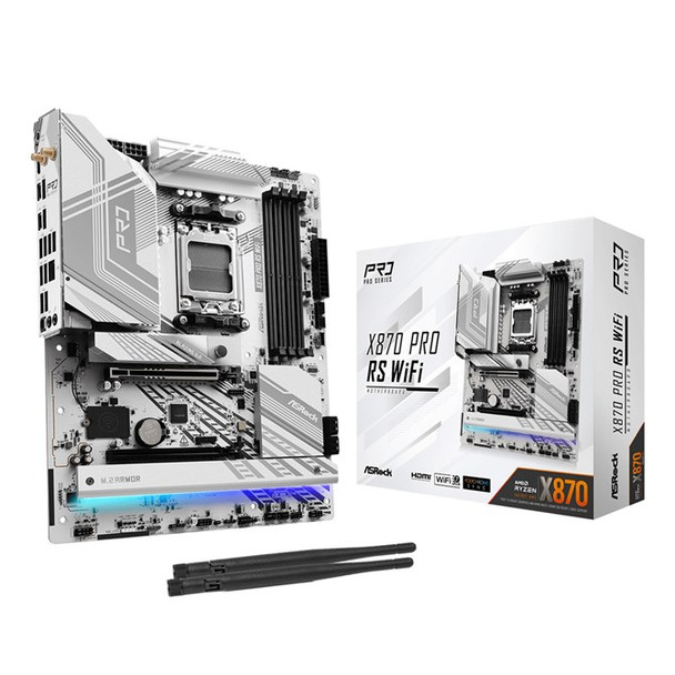 Asrock X870 PRO RS WIFI AMD X870 Socket AM5 ATX X870 PRO RS WIFI