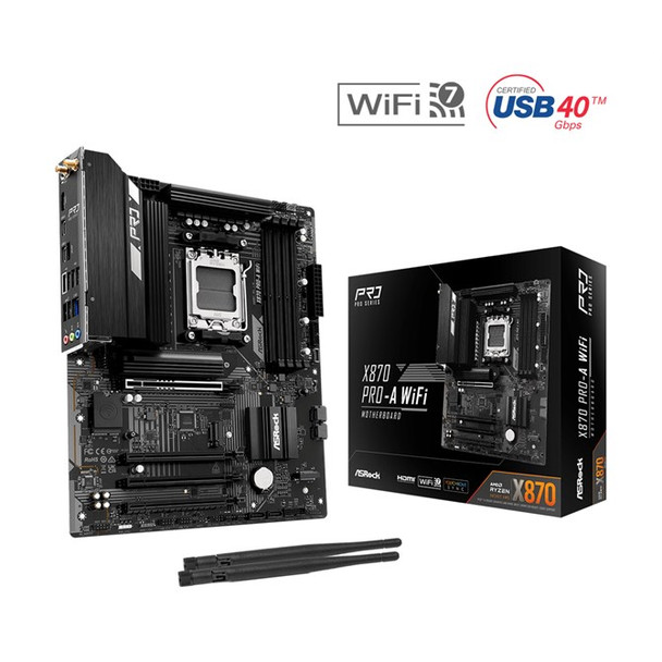 Asrock X870 PRO-A WIFI AMD X870 Socket AM5 ATX X870 PRO-A WIFI