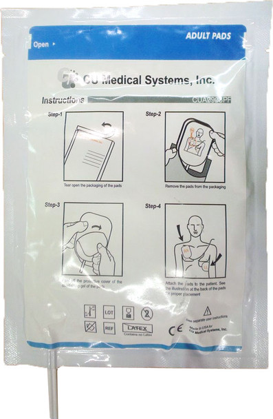 Cu Medical Nf1200 Ipad Replacement Adult Electrode Pads 1 Pair White CM0486